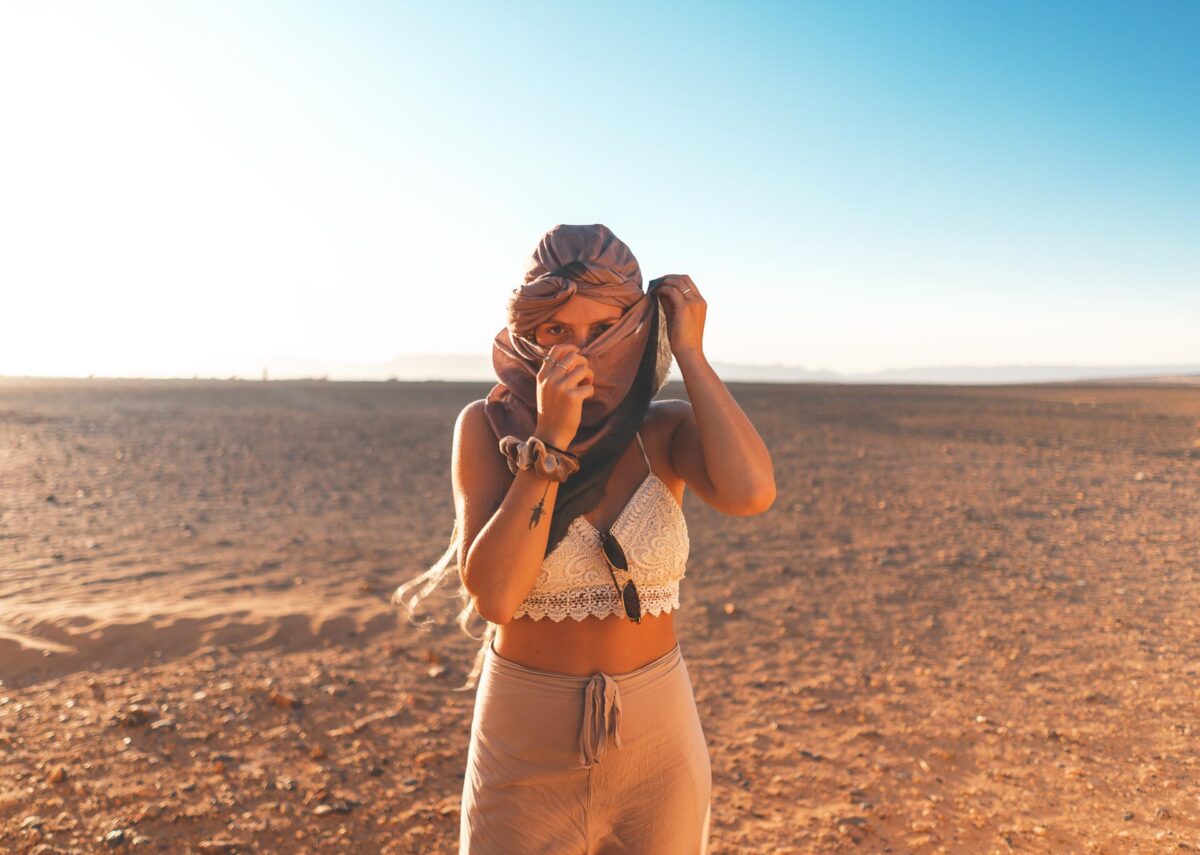 Femme avec un foulard berbère - Marvin Meyer - Unsplash