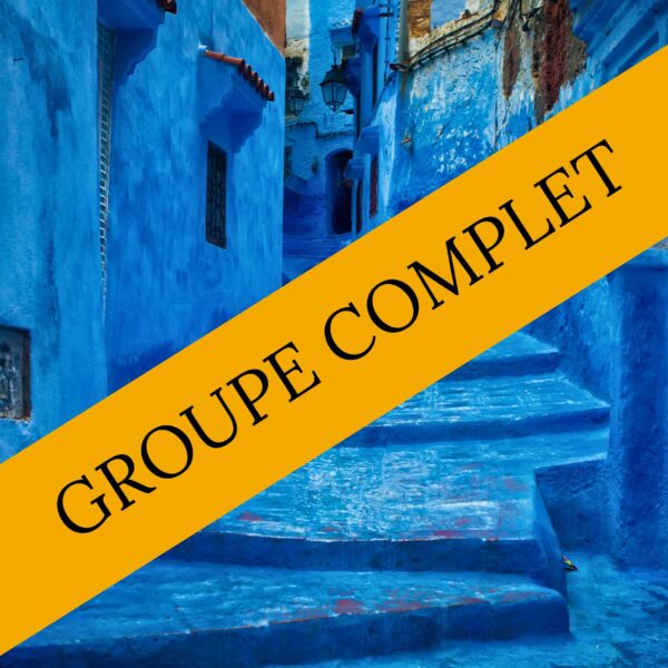 Groupe complet voyage groupe chefchaouen ruelle bleue